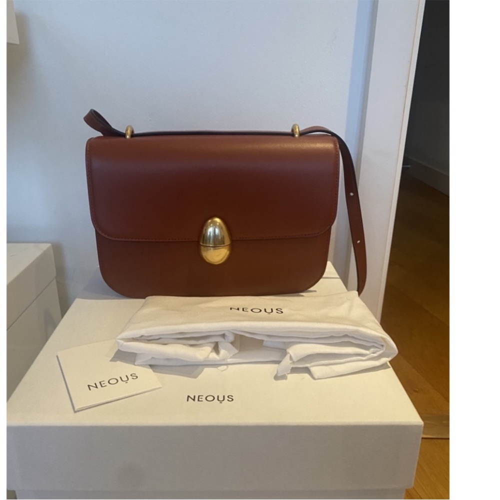 Like new Neous Brown Cognac Phoenix Leather Shoulder Bag - Picture 2 of 7